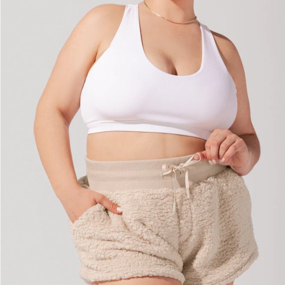 POPFLEX Faux Sherpa Short
